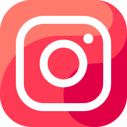 Colorful Instagram logo featuring a white camera icon with a rounded square shape against a vibrant, gradient background of pink, red, and orange hues. Follow me for vibrant content updates!