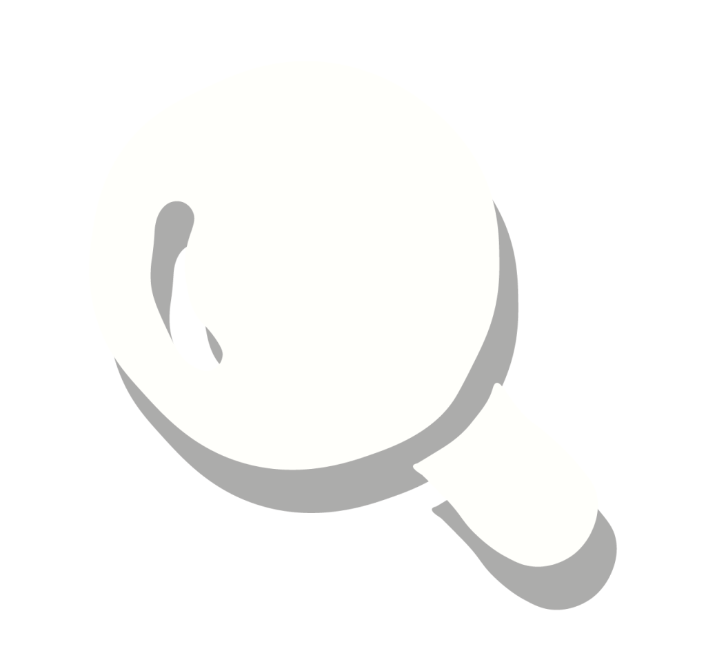 A simple, stylized illustration of a white tennis racket and tennis ball, shown from above on a light gray background. The objects cast pale gray shadows, evoking the smooth lines often seen in omega ecycles design.